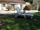 Vue du jardin arboré - espace détente